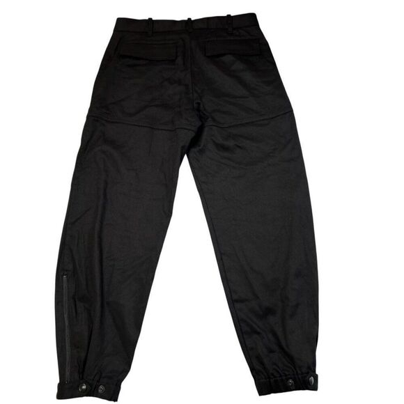 Nili Lotan Arliss Cargo Pant Zippered Cuffs Black Size 4 - Picture 2 of 11